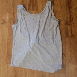 Gray open Back tank